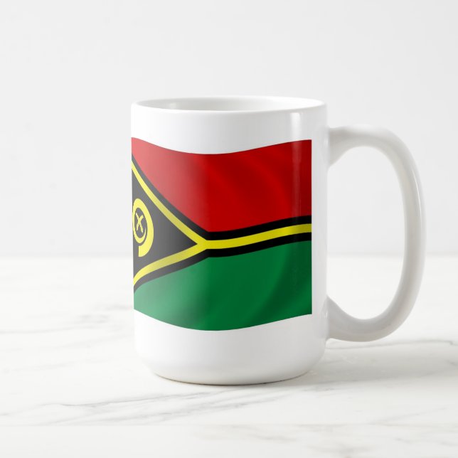 Café Caneca com a Bandeira de Vanuatu (Direita)