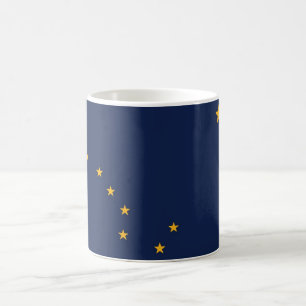 Café Caneca com a bandeira do estado de Alaska - EUA
