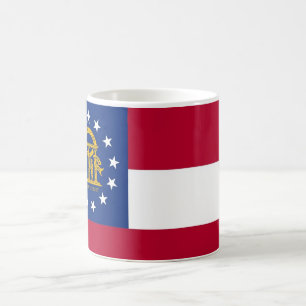Café Caneca com a bandeira do estado de Geórgia - EUA