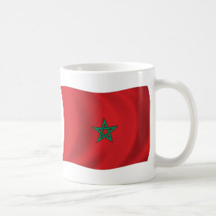 Café Caneca com Bandeira de Marrocos