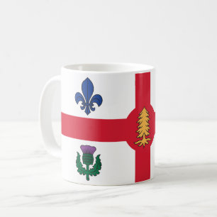 Café Caneca com Bandeira de Montreal, Canadá