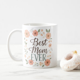 Café Caneca com Citação e Coroa de Flores   Caneca de C