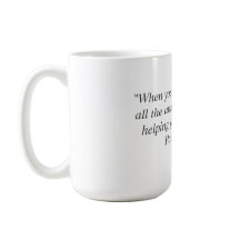 Caneca com citações de Paulo Coelho