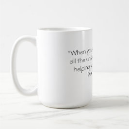 Café Caneca com citações de Paulo Coelho