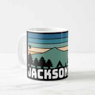Café Caneca com Decal de Jackson Hole WY