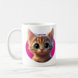 Café Caneca com design de gato-gato-de-gato
