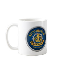 Caneca com Emblema Personalizado de Eletricista Me