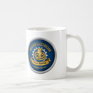 Café Caneca com Emblema Personalizado de Eletricista Me