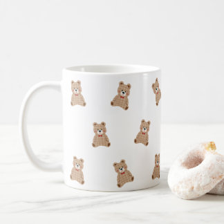 Café Caneca com Estampa de Urso Teddy Fofo – Presente A