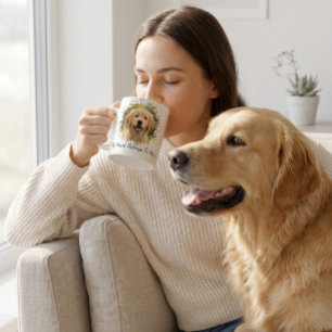 Café Caneca com Foto de Cachorro, Meu Coração Pertence
