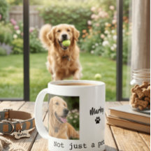 Caneca com Foto de Cachorro, Não é Apenas um Anima