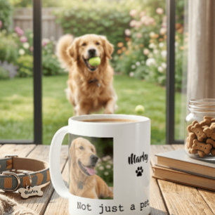 Café Caneca com Foto de Cachorro, Não é Apenas um Anima