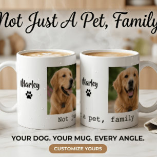 Café Caneca com Foto de Cachorro, Não é Apenas um Anima