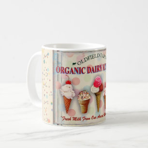 Café Caneca com letreiro de sorveteria antiga