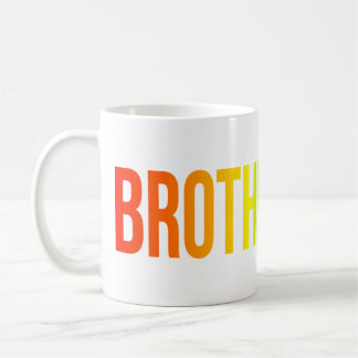 Café Caneca com Marca de Irmandade Arco-íris