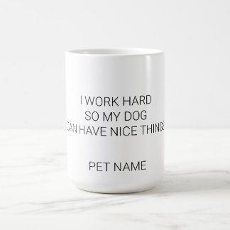 Café Caneca com Nome de Cachorro Personalizado - Minima