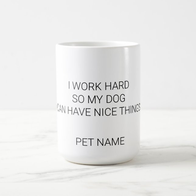 Café Caneca com Nome de Cachorro Personalizado - Minima (Centro)