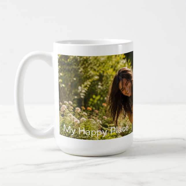 Café Caneca com Nome de Foto Personalizada - Presente p (Esquerda)