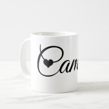 Caneca com Nome Personalizado Fonte de Letra Minim
