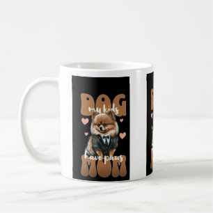 Café Caneca com Pegada de Pata de Mãe de Cachorro – Xíc