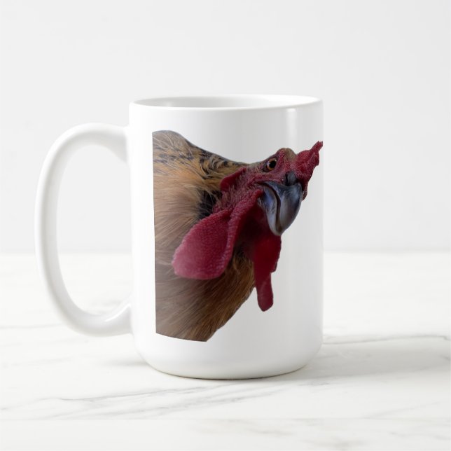 Café Caneca com Retrato de Galinha (Esquerda)