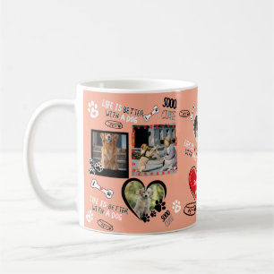 Café Caneca com Rosto de Cachorro Personalizado, Foto d