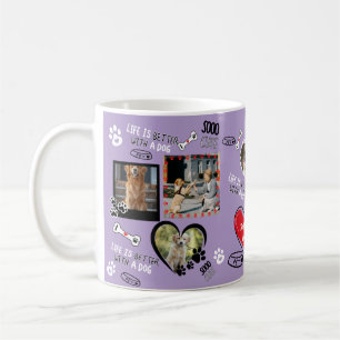 Café Caneca com Rosto de Cachorro Personalizado, Foto d