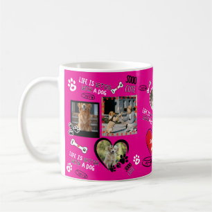 Café Caneca com Rosto de Cachorro Personalizado, Foto d