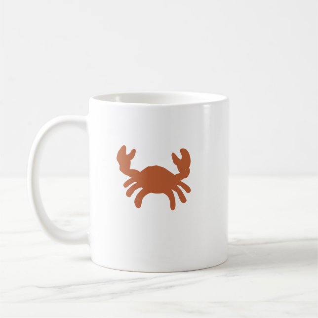 Café Caneca com Silhueta de Caranguejo em Bronze do Zod (Esquerda)