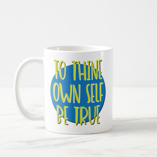 Café Caneca com Slogan de Recuperação 'Seja Verdadeiro  (Esquerda)