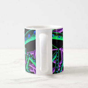 Café Caneca com uma imagem abstrata de Photoshop