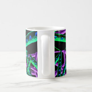Café Caneca com uma imagem abstrata de Photoshop