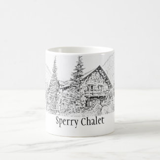 Café Caneca comemorativa do chalé de Sperry