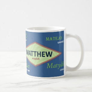 Café Caneca conhecida internacional de Matthew