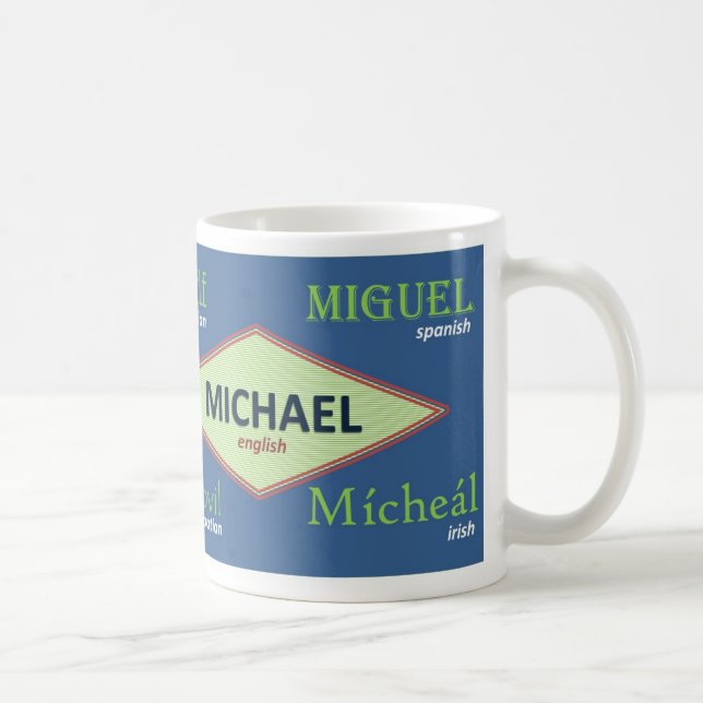 Café Caneca conhecida internacional de Michael (Direita)