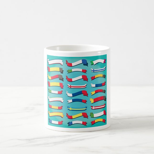 Café Caneca Conjunto De Bandeiras (Criador carregado)