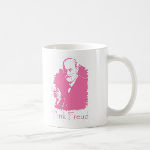 Café Caneca cor-de-rosa de Freud