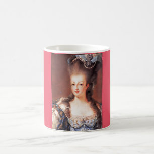 Café Caneca cor-de-rosa de Marie Antoinette do francês