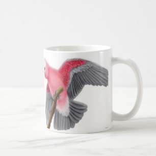 Café Caneca cor-de-rosa do Cockatoo de Galah Breasted