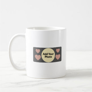 Café Caneca Coração de Foto Personalizada Presente de A