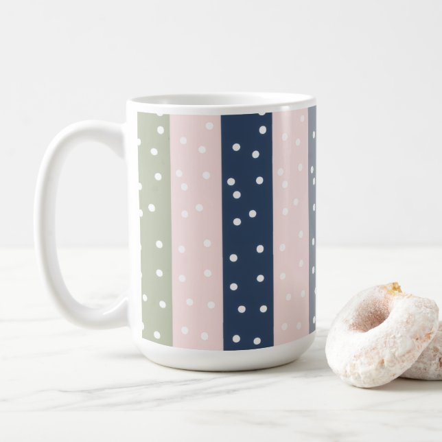 Café Caneca Cores Suaves de Bebê (Com Donut)