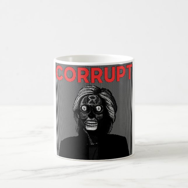 Café Caneca corrompida de Hillary Clinton (Centro)