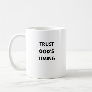 Café Caneca Cristã Confie no Tempo de Deus