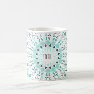Café Caneca Customisable da mandala do art deco de