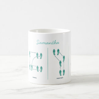 Café Caneca customizável da etapa de dança