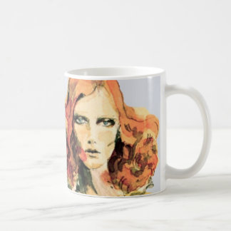 Café Caneca da aguarela de Karen Elson