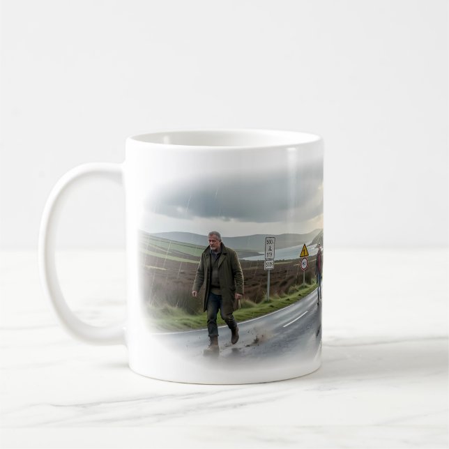 Café Caneca da Aldeia Costeira de Regresso à Casa na Es (Esquerda)