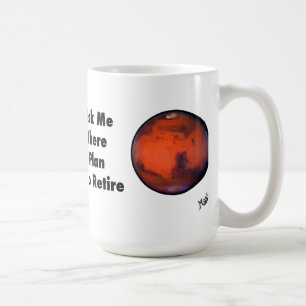 Café Caneca da "aposentadoria" de Marte
