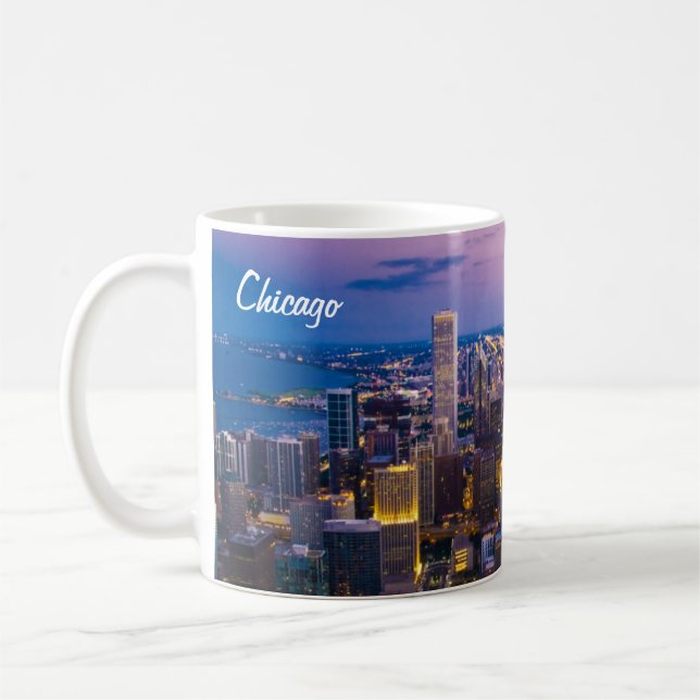 Café Caneca da arquitectura da cidade de Chicago (Esquerda)