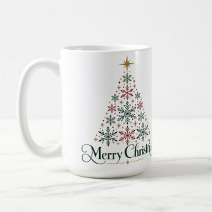 Café Caneca da Árvore de Natal Alegre